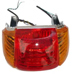 Farol TRASERO HONDA BIZ M/ VIEJO ROJO-AMBAR