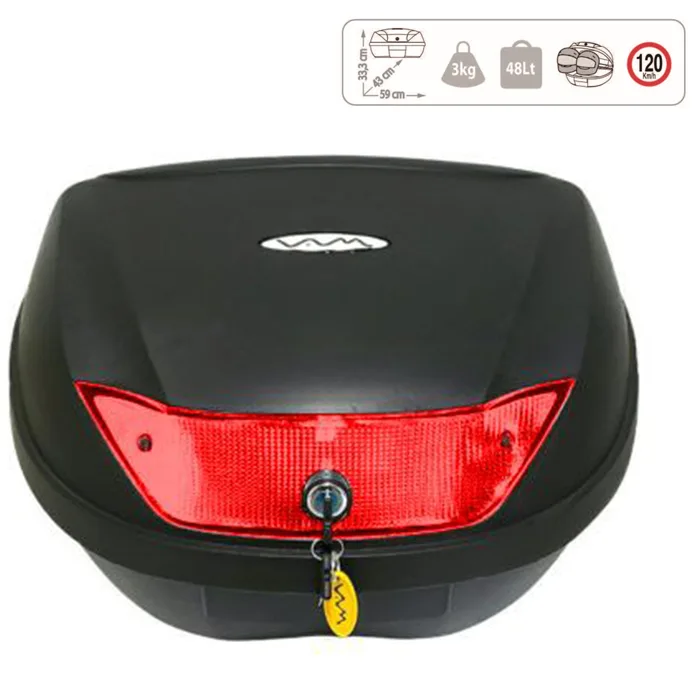BAUL PORTA OBJETOS BIG-48 2CAS 590X430X333 REFLECT TRASERO