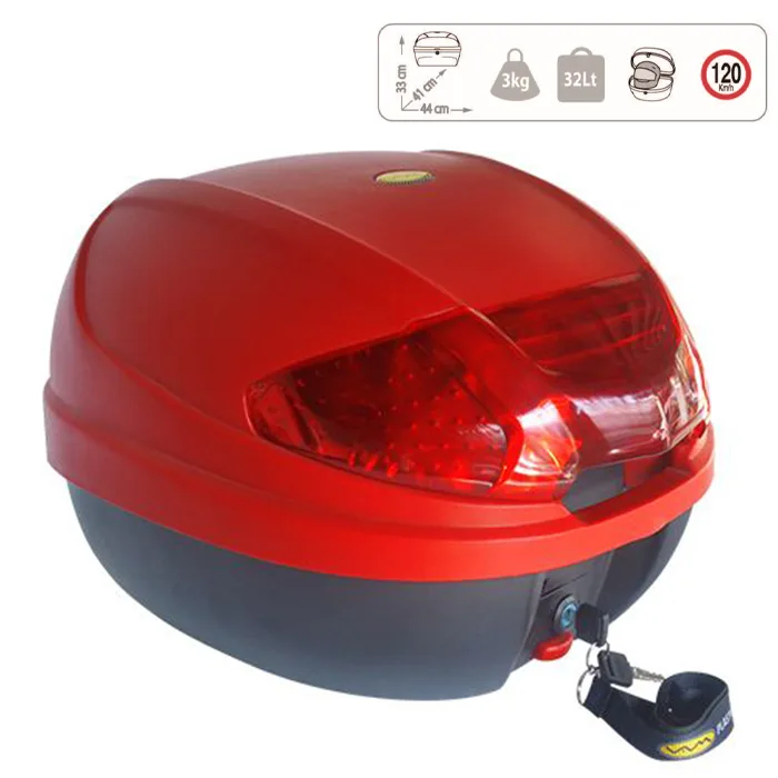 BAUL PORTA OBJETOS VAM30 ROJO 410X300X400 BASE DESMONTABLE
