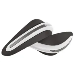 CUBRE MANOS OFF ROAD C/SPOILER BLANCO C/NEGRO JUEGO CAJA