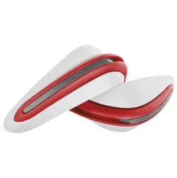 CUBRE MANOS OFF ROAD C/SPOILER ROJO C/BLANCO JGO CAJA