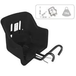 SILLA DELANTERA DE NIÑOS BICIC NEGRA