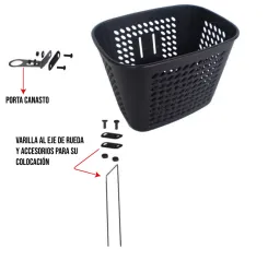 CANASTO UNIVERSAL MOD. PASEO  P/MOTO Y BICI