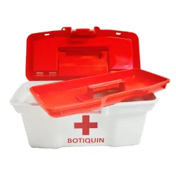 CAJA BOTIQUIN 11" BLANCA C/BAN