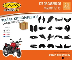 KIT CARENADO FZ16 20P ROJO YAMAHA FZ16