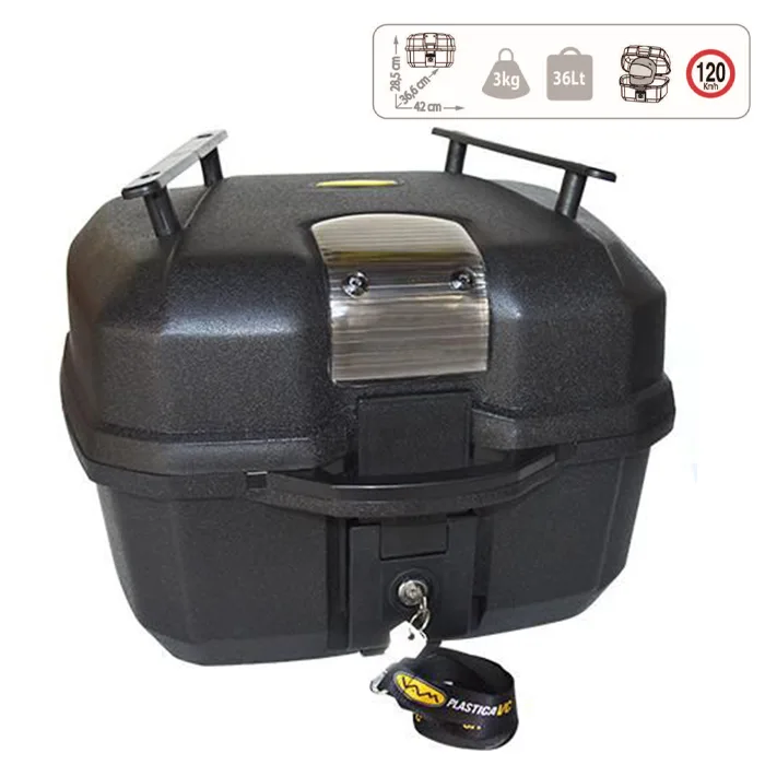 BAUL PORTA OBJETOS ELEGANT36 L C/PORTAPAQUETE + FUME