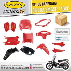 KIT CARENADO SMASH /BIZ/OTRAS 110cc 11p ROJO