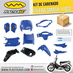 KIT CARENADO SMASH /BIZ/OTRAS 110cc 11p AZUL