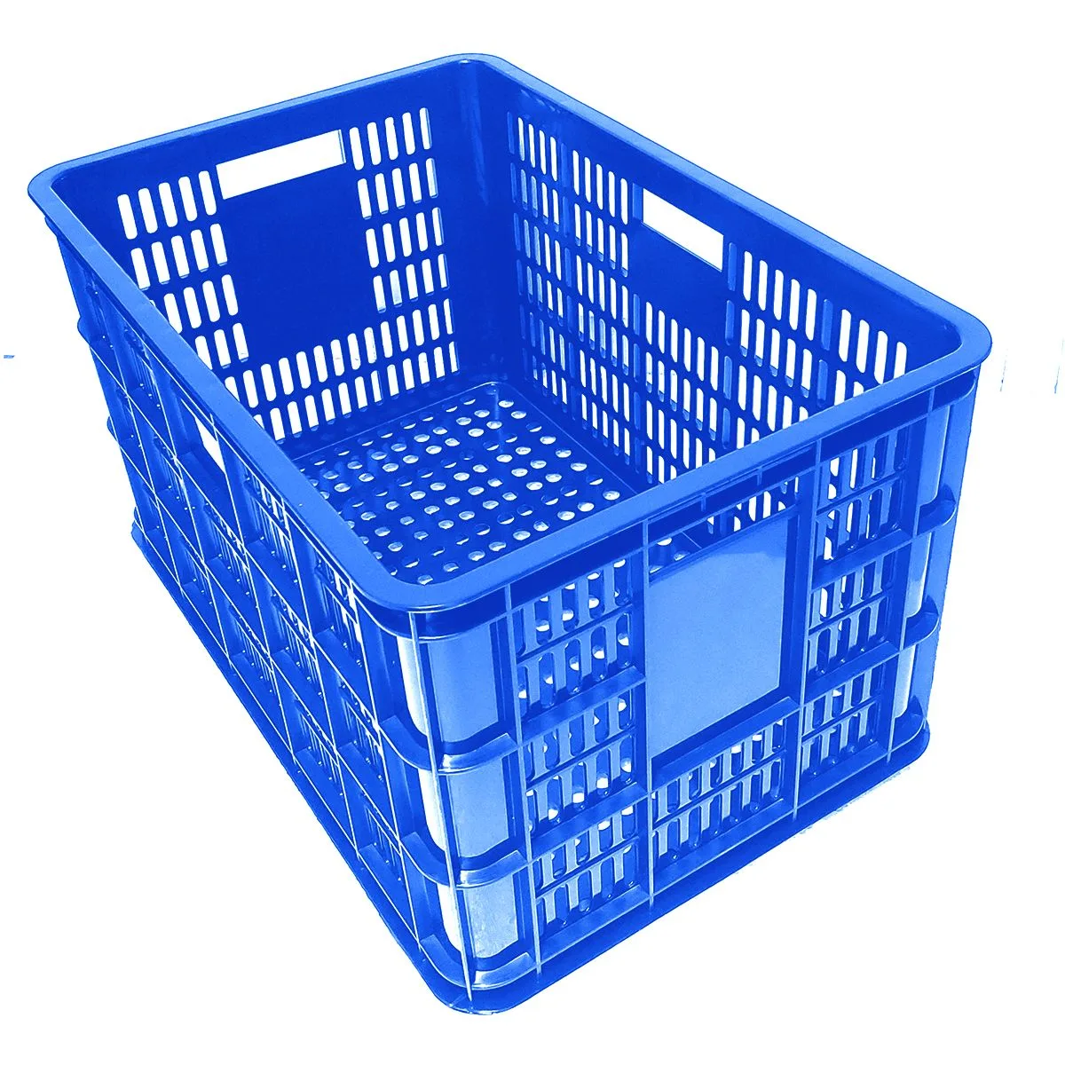 Canasto Plastico Reforzado api MULTIUSO 57x38x30 AZUL