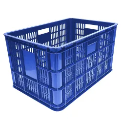 Canasto Plastico Reforzado api MULTIUSO 57x38x30 AZUL