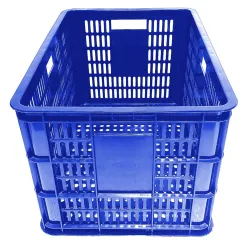Canasto Plastico Reforzado api MULTIUSO 57x38x30 AZUL