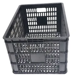 Canasto Plastico Reforzado api MULTIUSO  48x34x26 NEGRO
