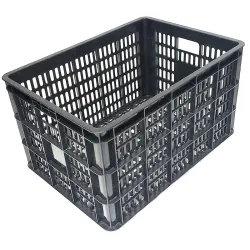 Canasto Plastico Reforzado api MULTIUSO  48x34x26 NEGRO