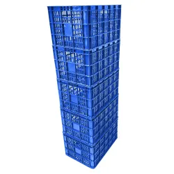 Canasto Plastico Reforzado api MULTIUSO  48x34x26 AZUL