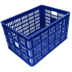 Canasto Plastico Reforzado api MULTIUSO  48x34x26 AZUL