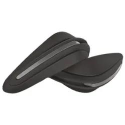 CUBRE MANOS OFF ROAD C/SPOILER Ø17 NEGRO C/NEGRO JUEGO CAJA