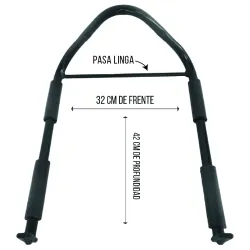 SOPORTE PARED PARA BICI CON PROTECCIONES
