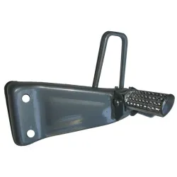 SOPOR.CHAPA TRAS.IZQUI.ZLLA RX C/PEDALIN ALUMINIO GRIS