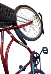 SOPORTE PARED vertical para bicicletas c/proteccion
