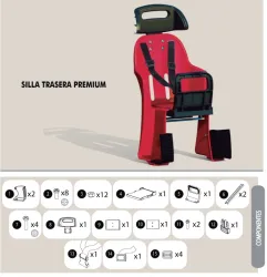 KIT INSTALACION SILLA 998