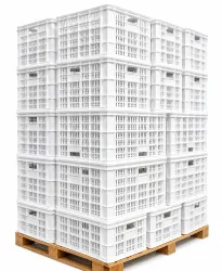 Canasto Plastico COSECHERO 65L REFORZADO 57x38x30 BLANCO APIL