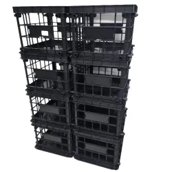 Canasto Plastico encastrable MULTIUSO  36.5x44.5x28.5 negro