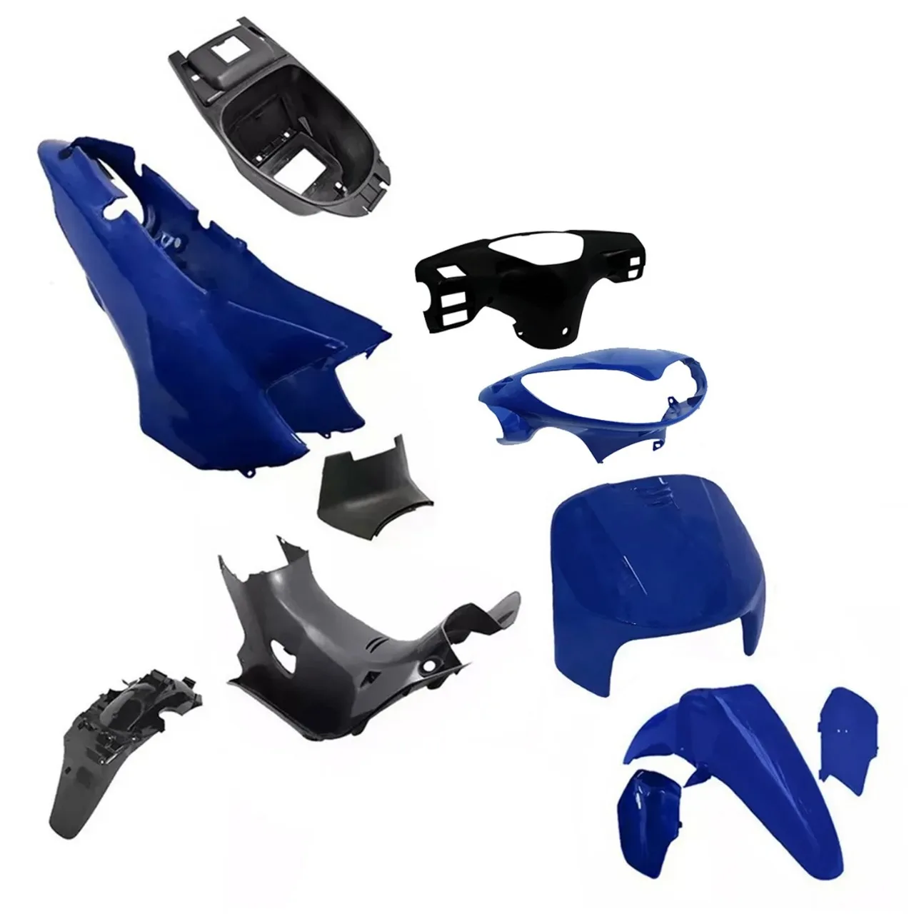 KIT CARENADO Zanella ZB 2010 K OTRAS 110cc 11p + BOX AZULBITO
