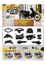 KIT CARENADO MOTOMEL BLITZ 110 MODELO NUEVO V8 / PLUS