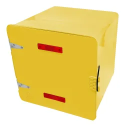 CAJA DELIVERY SUPER AMARILLA C/ 1 ESTANTE 40X40X40