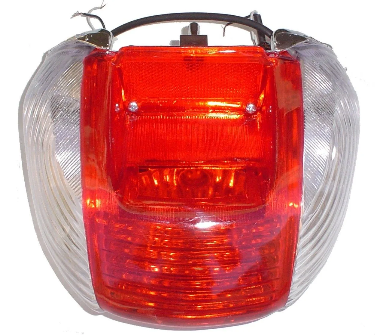 Farol TRASERO SMASH/BIZ/ZLLA/ BIT Y OTRAS (ROJO+CRISTAL)