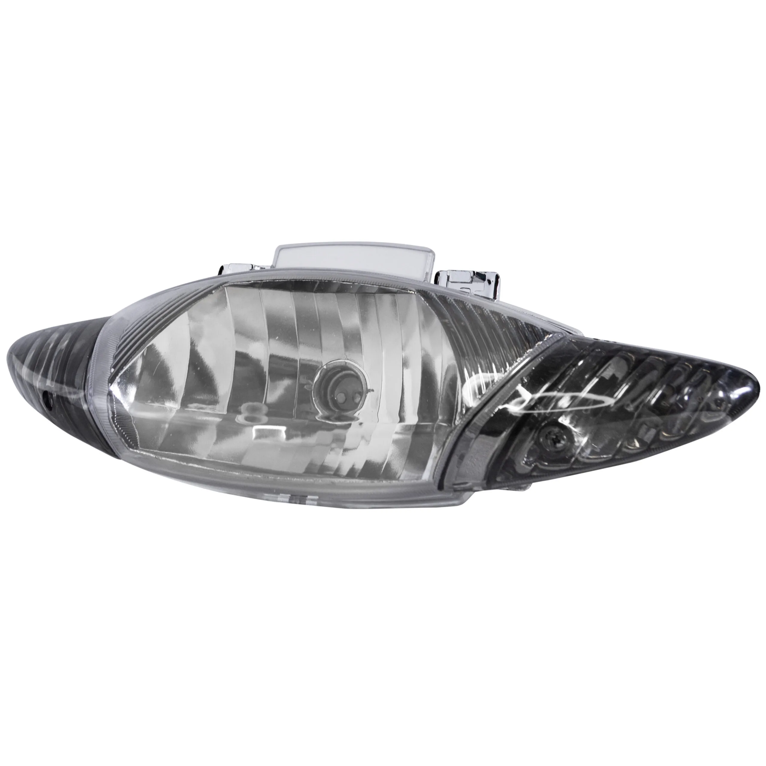 Farol DELANTERO SMASH CRI+FUME BIZ/MOTOMEL BIT/SMASH/ZB110D AMBAR-CRISTAL-FUME