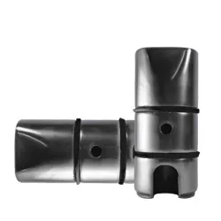 PEDALIN DELANTERO ALUMINIO pulido MACIZO-REBATIBLE NEGRO