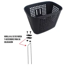SOPORTE CANASTO P/EJE BICI N